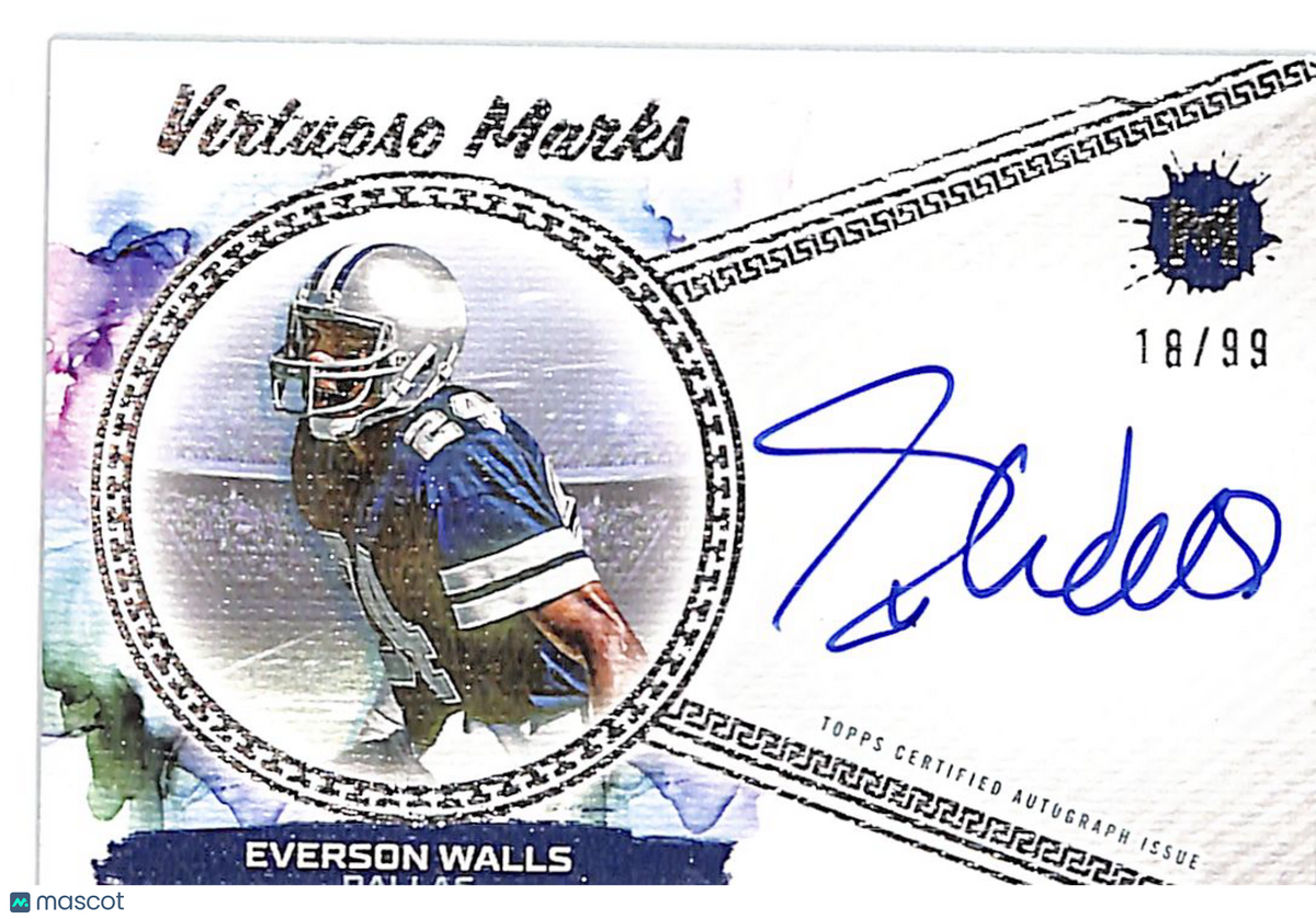 2024 Topps Motif Football Everson Walls /99 #VM-EW Dallas Cowboys