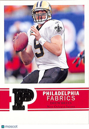 2009 Upper Deck Philadelphia Drew Brees Memorabilia #PF-DB New Orleans Saints