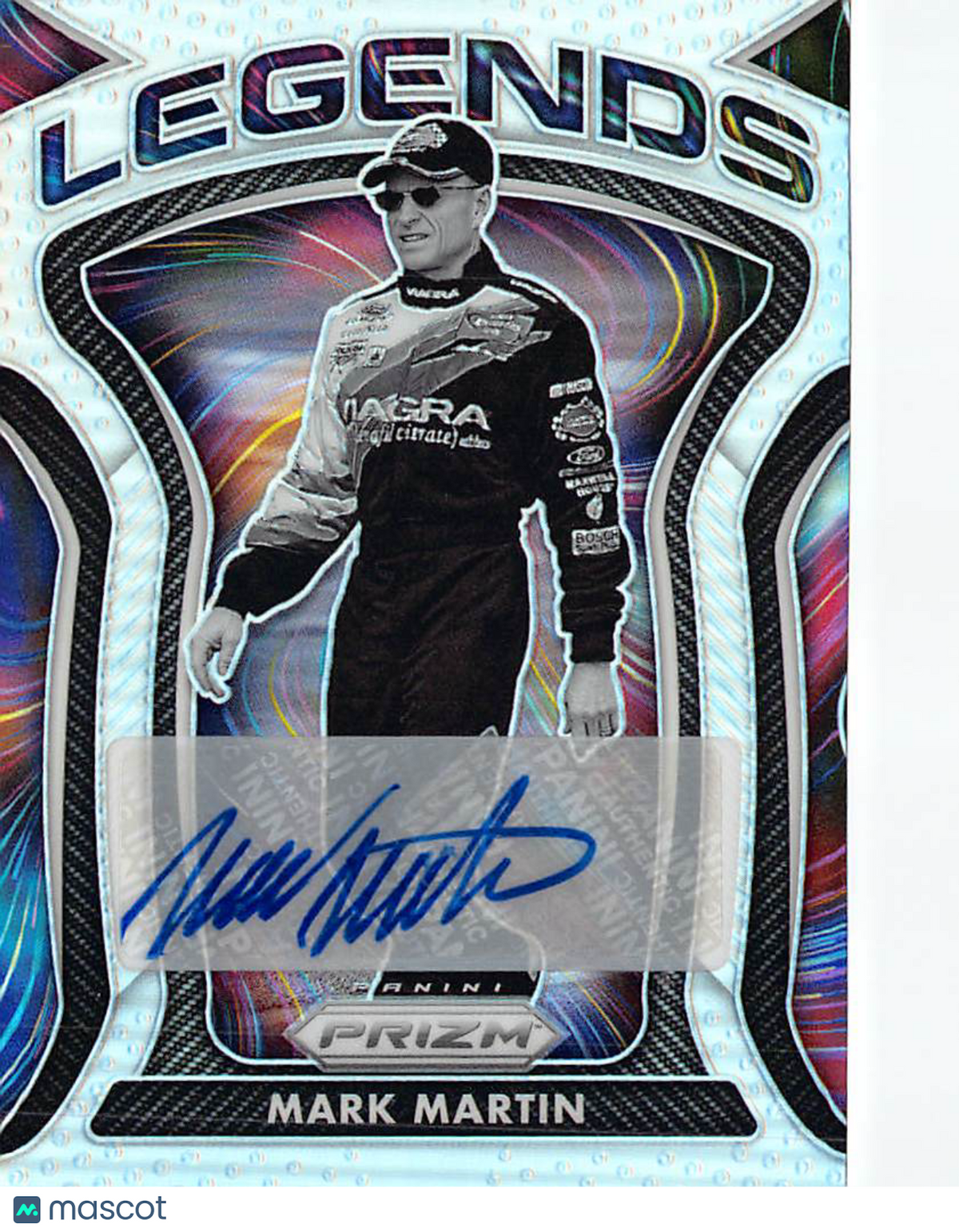2021 Panini Prizm Racing Mark Martin Autograph Legends #87