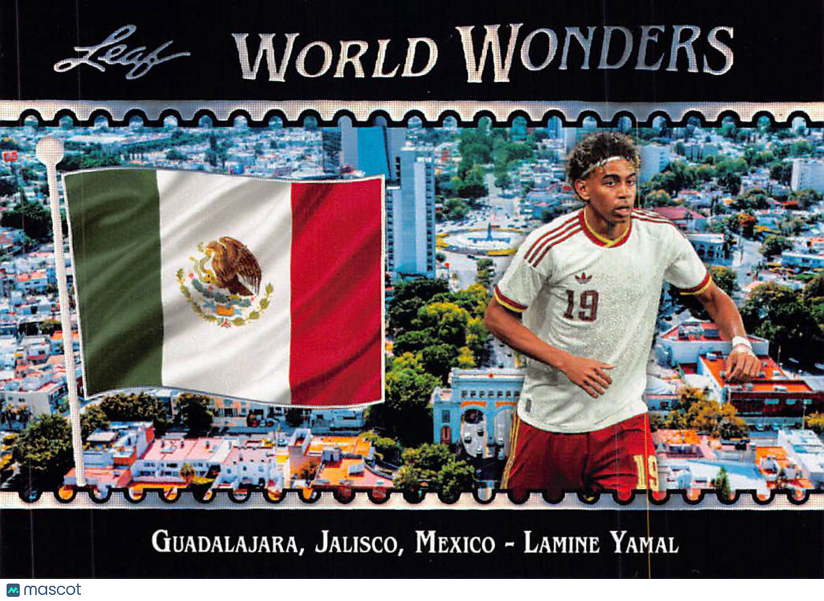 2026 Leaf World Wonders Lamine Yamal #6 Spain FC Barcelona