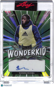 2022 Leaf Metal Wonderkids Zanda Siziba Green Autograph /10 #WK-ZS1