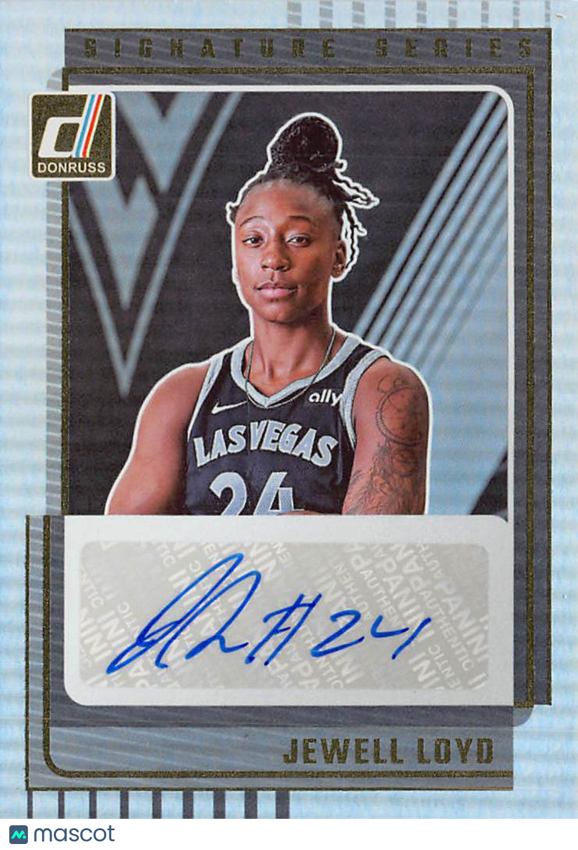 2025 Panini Donruss Jewell Loyd Signature Series Auto #SS-JL Las Vegas Aces