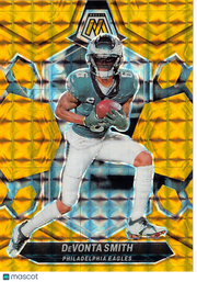 2024 Panini Mosaic DeVonta Smith Gold /10 #179 Philadelphia Eagles