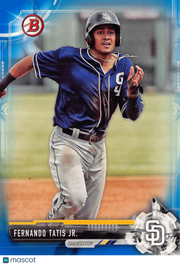 2017 Bowman Draft Fernando Tatis Jr. Blue /150 Rookie #BD-71 San Diego Padres