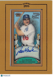 2003 Topps 205 Paul Lo Duca Framed Autograph #TA-PL Los Angeles Dodgers