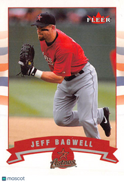 2002 Fleer Jeff Bagwell Tiffany /200 #150 Houston Astros