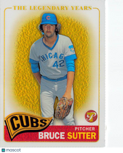 2005 Topps Pristine Bruce Sutter Gold Refractor /65 #67 Chicago Cubs