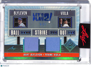 2026 Leaf Seasons In The Sun Bert Blyleven Frank Viola /12 Game Used Patch #LP-3
