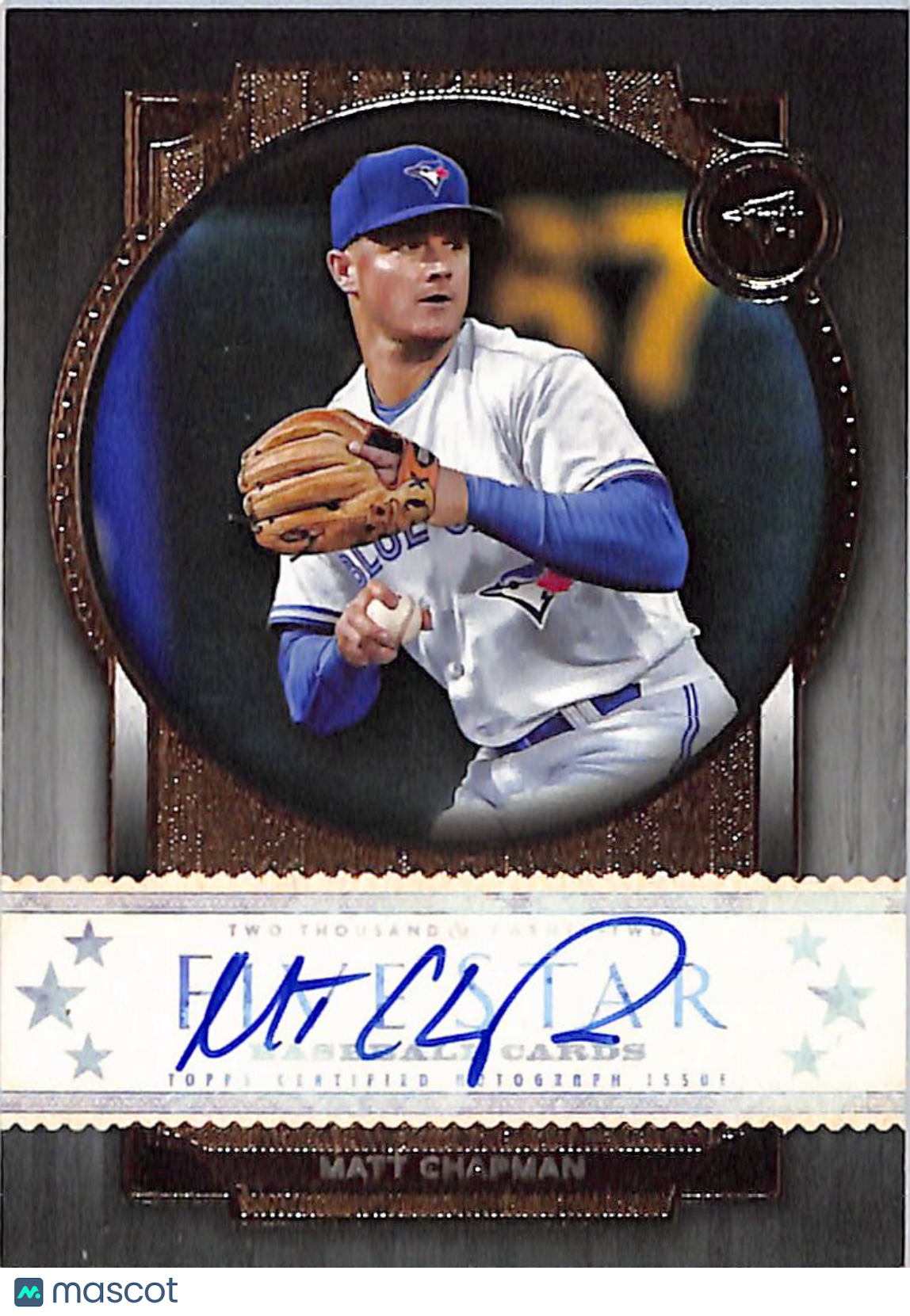 2022 Topps Five Star Matt Chapman Autograph #FSA-MCH Toronto Blue Jays
