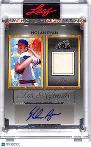 2026 Leaf Art of Sport Nolan Ryan Autograph Patch /6 Memorabilia #AG-NR1