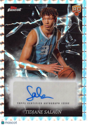 2024-25 Topps Finest Tidjane Salaün Electrifying Auto Geometric RC ES-TS Hornets