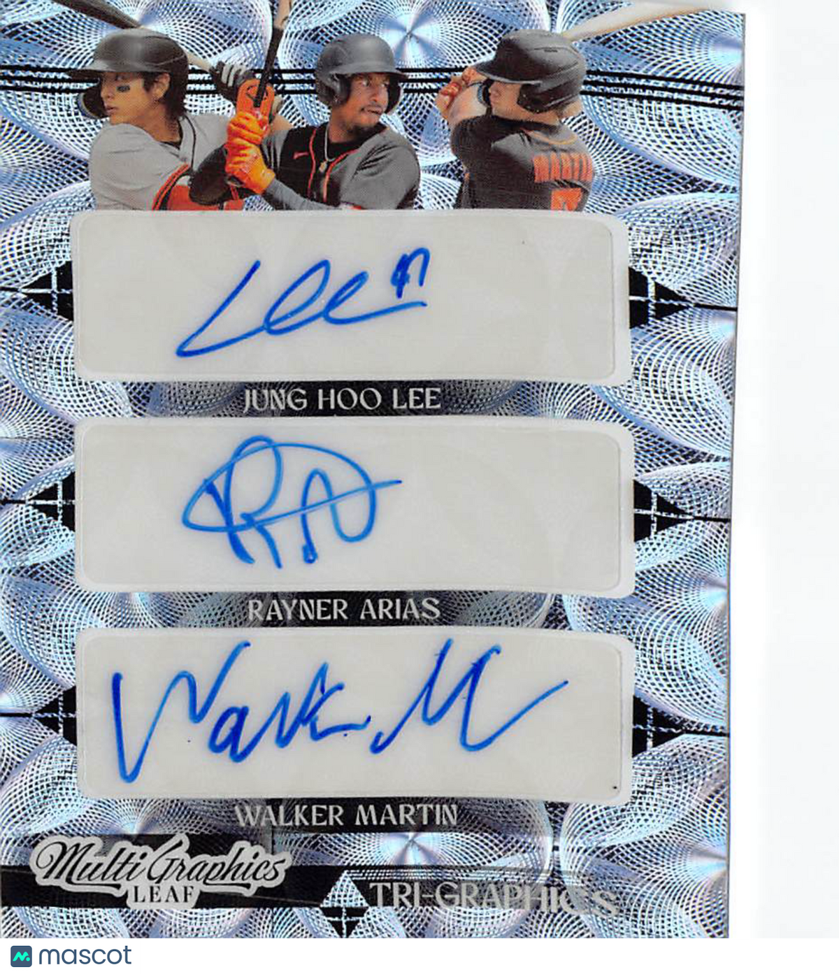 2023 Leaf MultiGraphics Jung Hoo Lee Walker Martin Rayner Arias Auto /5 #MTG-7