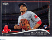 2014 Topps Chrome Update Mookie Betts Rookie RC #MB-46 Boston Red Sox