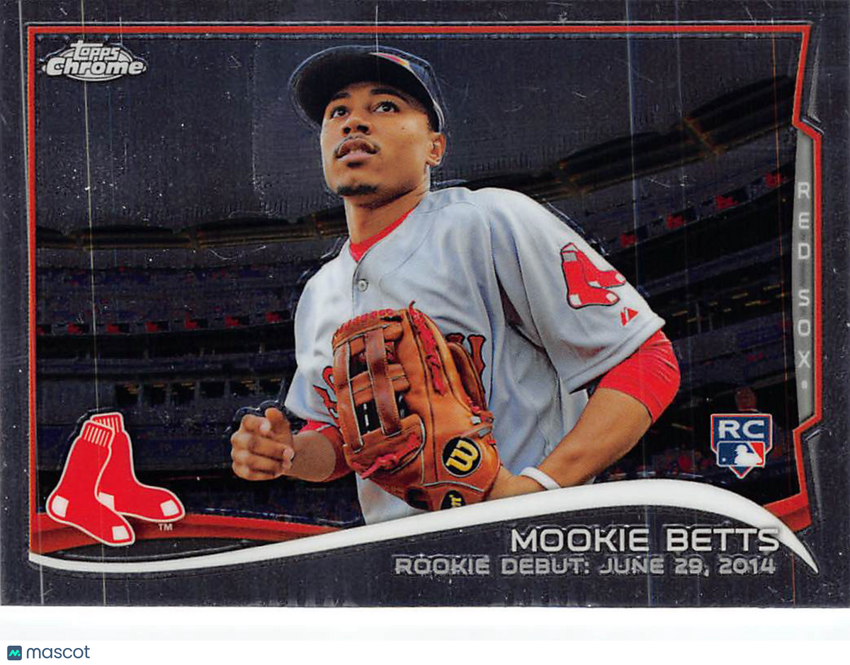 2014 Topps Chrome Update Mookie Betts Rookie RC #MB-46 Boston Red Sox