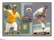 2002 Fleer Fall Classic Rival Factions Tom Seaver Jim "Catfish" Hunter /500 #28