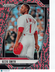 2025 Panini Prizm Baseball Ozzie Smith Snakeskin #99 St. Louis Cardinals