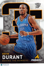 2013-14 Panini Pinnacle Kevin Durant Behind the Numbers /99 #4 Thunder