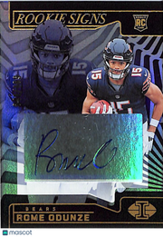 2024 Panini Illusions Rome Odunze Rookie Signs /189 RC Auto #RS-ROE Bears