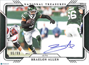 2025 National Treasures Braelon Allen Field Pass Auto Rookie /99 RC RFP-BAN Jets