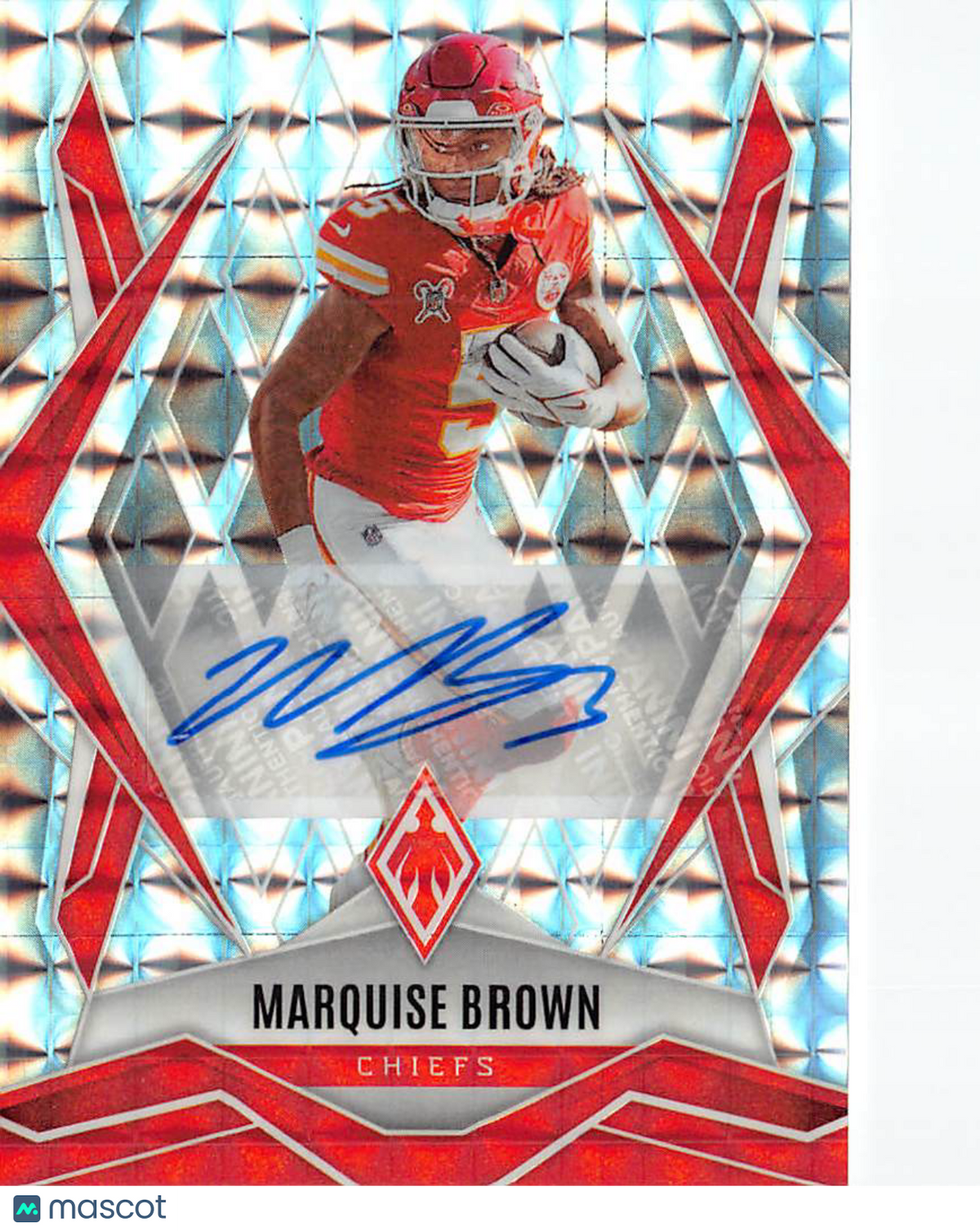 2025 Panini Phoenix Football Marquise Brown Autograph /99 #36 Kansas City Chiefs
