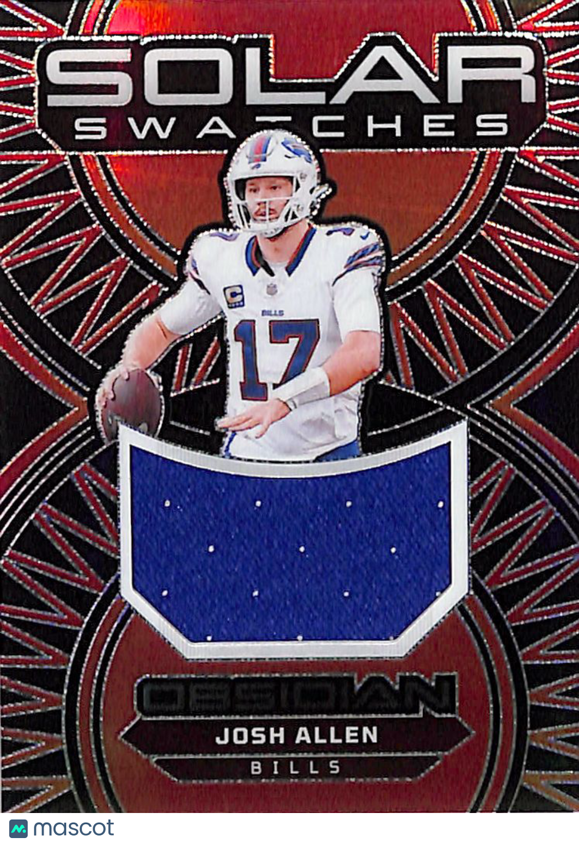 2025 Panini Obsidian Football Josh Allen Patch Memorabilia #SS-JAN Buffalo Bills
