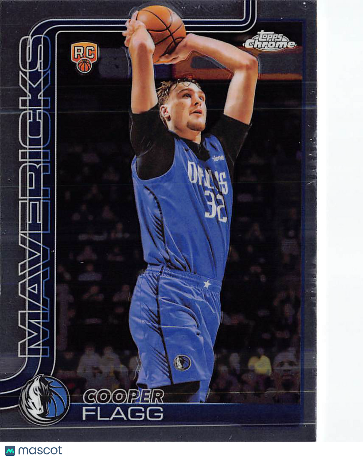 2025 Topps Chrome Cooper Flagg Rookie RC #251 Dallas Mavericks
