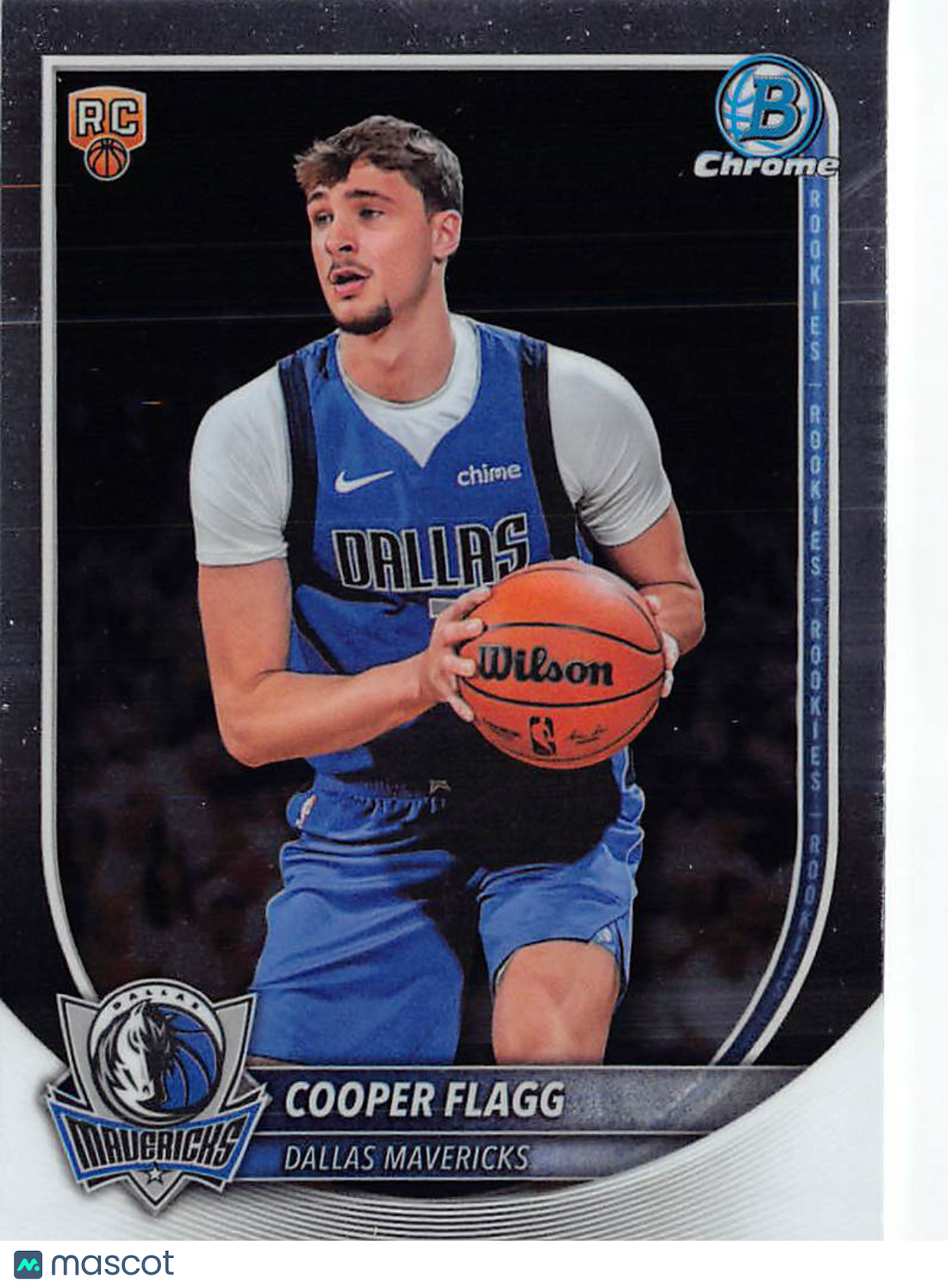 2025 Bowman Chrome Cooper Flagg Rookie RC #BCV-1 Dallas Mavericks