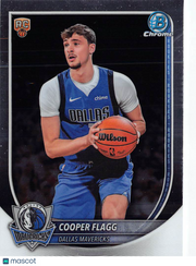 2025 Bowman Chrome Cooper Flagg Rookie RC #BCV-1 Dallas Mavericks