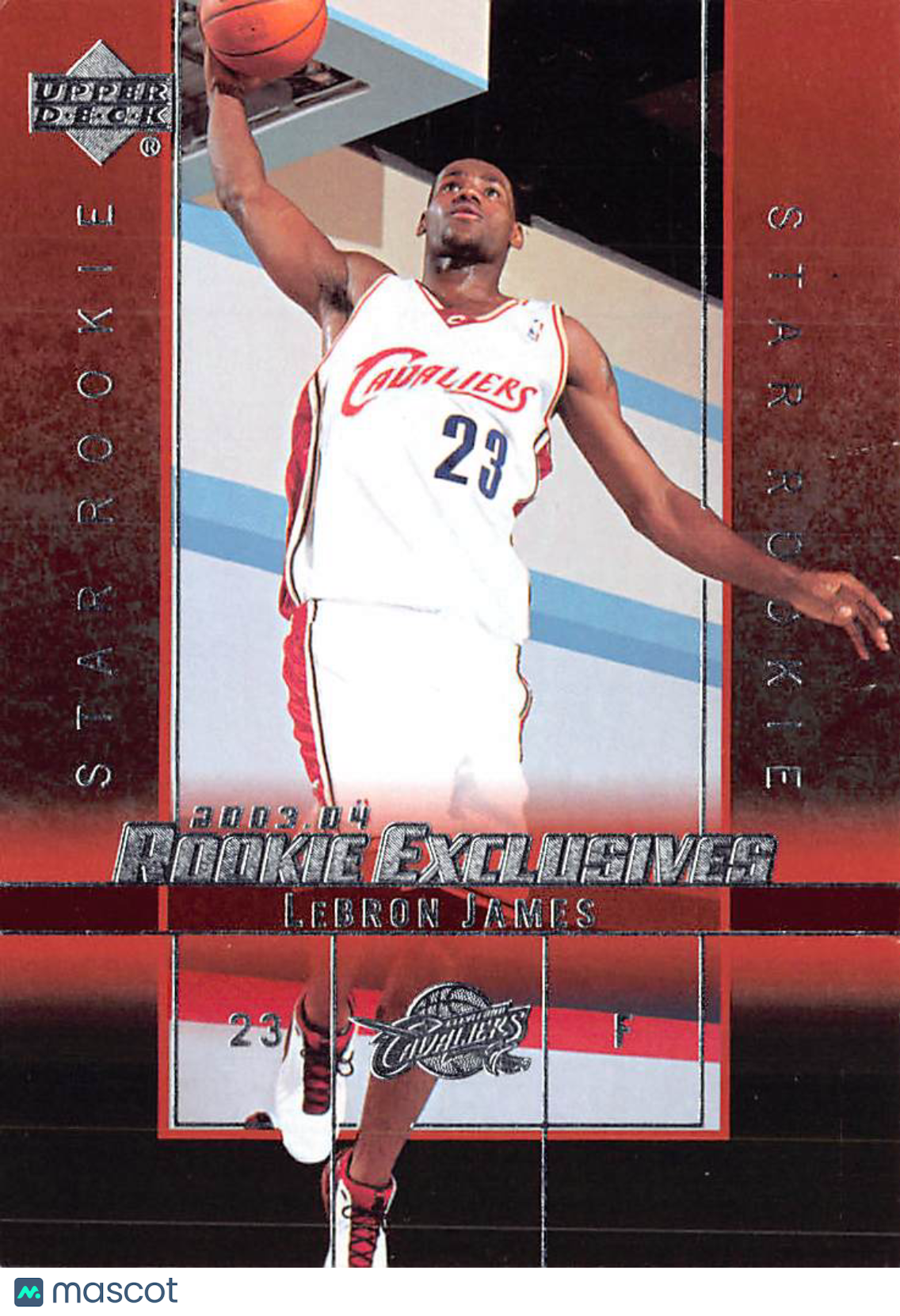 2003-04 Upper Deck Rookie Exclusives LeBron James #1 Cleveland Cavaliers