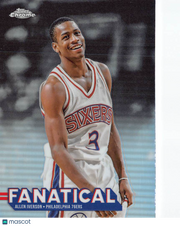 2025=26 Topps Chrome Fanatical Allen Iverson #FAN-20 Philadelphia 76ers