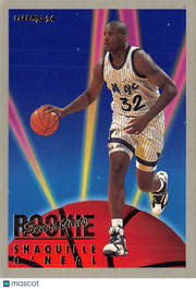 1993-94 Fleer Rookie Sensations Shaquille O'Neal #18 of 24 Orlando Magic