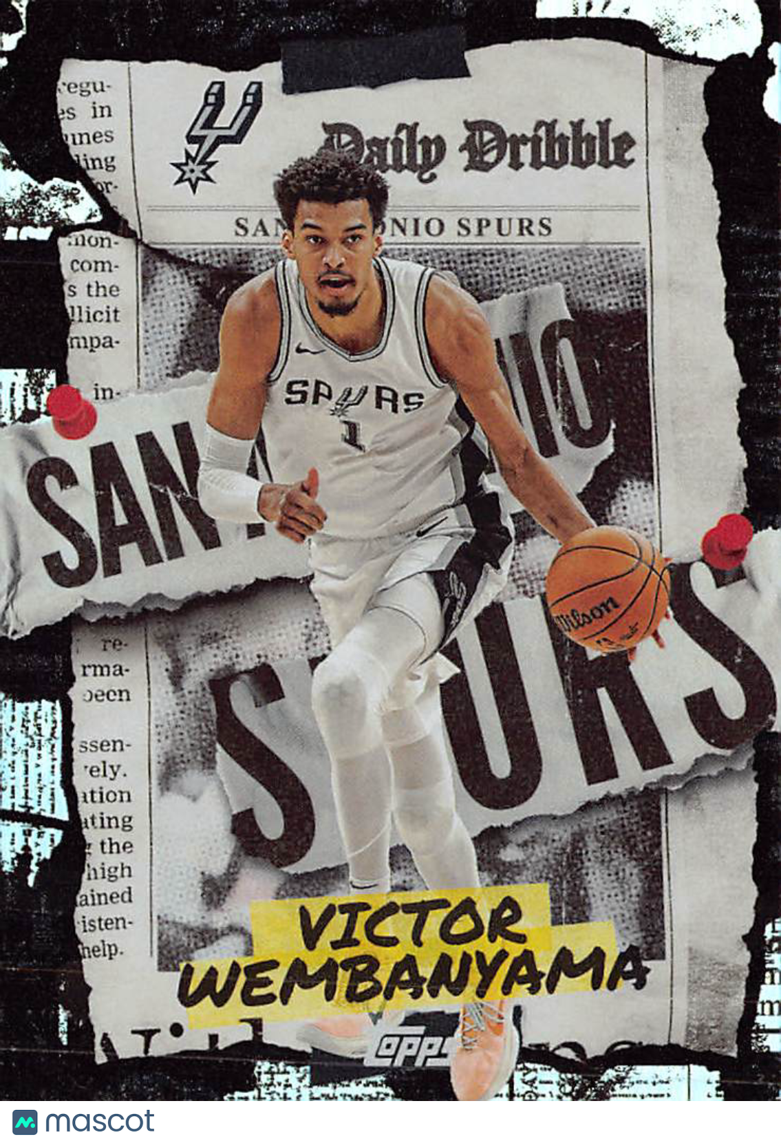 2025-26 Topps Basketball Daily Dribble Victor Wembanyama #DD-11 Spurs