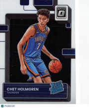 2022-23 Panini Donruss Optic Chet Holmgren Rookie #208 Oklahoma City Thunder
