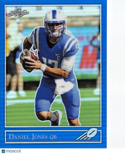 2019 Leaf Metal 1992 The National Daniel Jones Blue /20 Rookie #TN-13 Duke