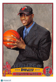 2003-04 Topps Dwyane Wade Rookie #225 Miami Heat