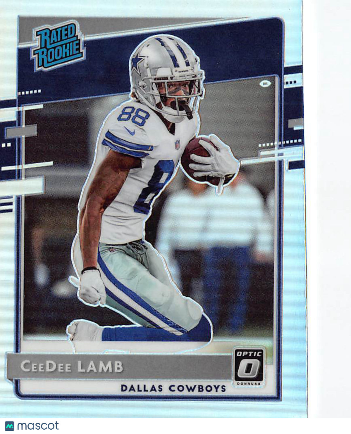 2020 Panini Donruss Optic CeeDee Lamb Holo Rookie #156 Dallas Cowboys