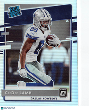 2020 Panini Donruss Optic CeeDee Lamb Holo Rookie #156 Dallas Cowboys