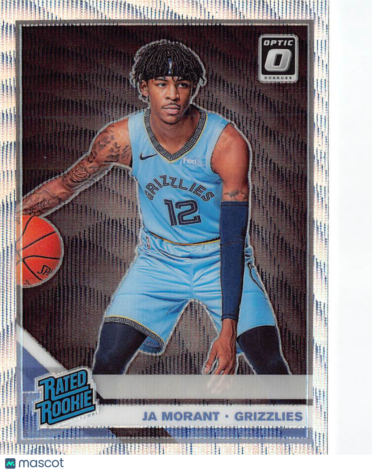 2020 Panini Donruss Optic Ja Morant Wave Rookie #168 Memphis Grizzlies