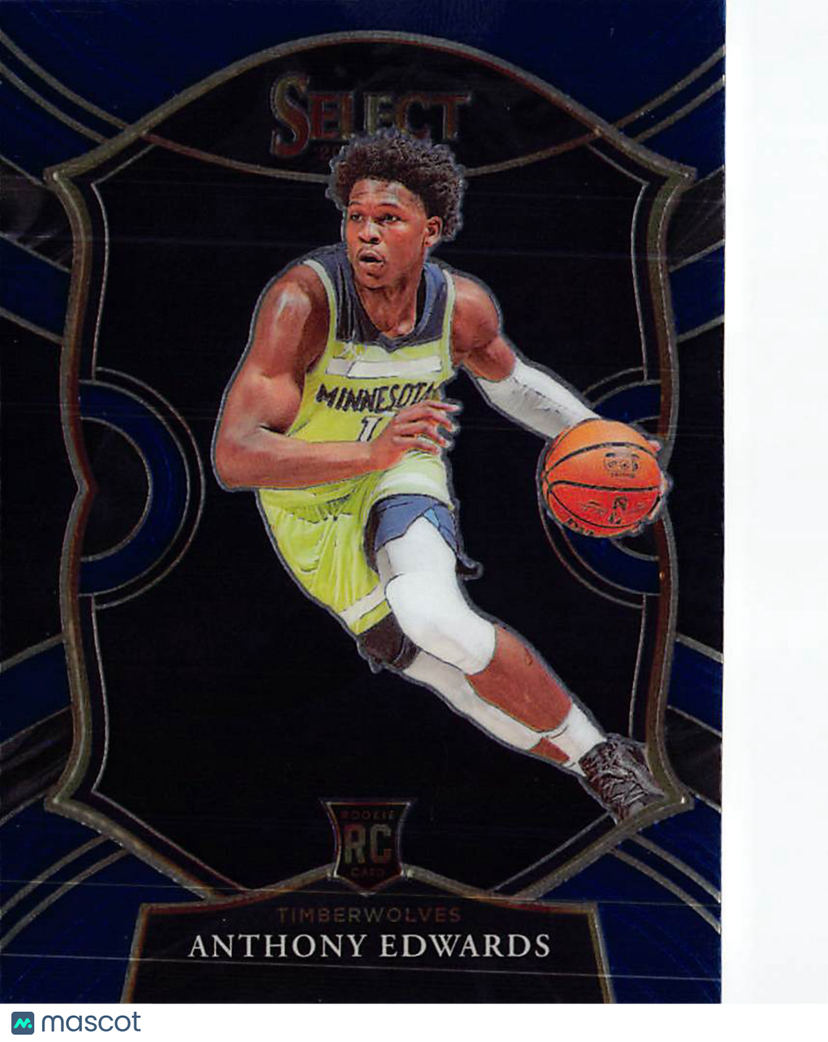 2021 Panini Select Anthony Edwards Rookie RC #61 Minnesota Timberwolves