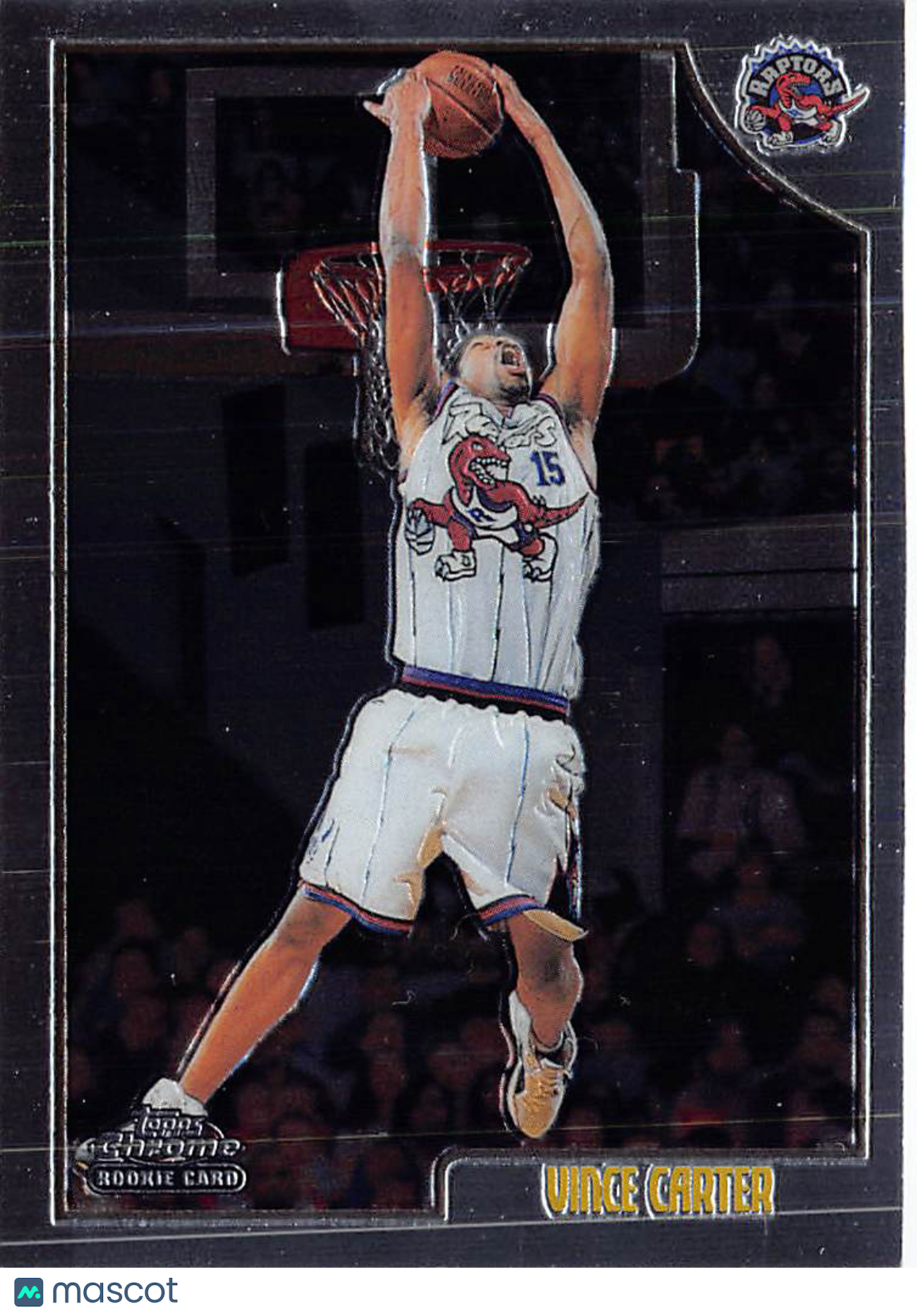 1999-00 Topps Chrome Vince Carter Rookie #199 Toronto Raptors
