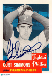 1991 Topps Baseball Archives The Ultimate 1953 Series Curt Simmons #318 Phillies