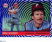 2025 Topps Chrome Mike Schmidt Purple Vibrations Autograph /250 #416 Phillies