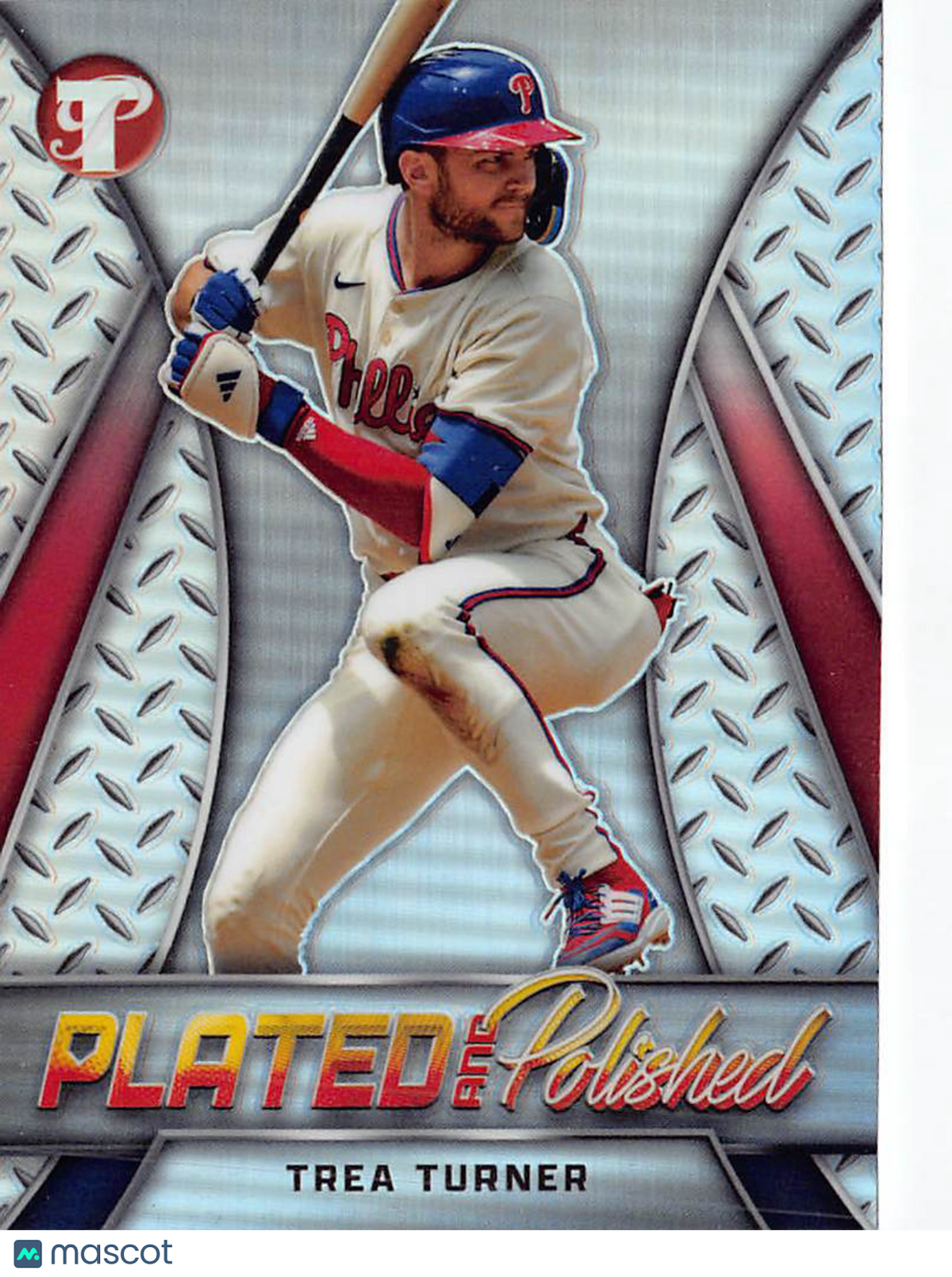 2025 Topps Pristine Plated and Polished Trea Turner #PP-35 Philadelphia Phillies