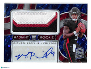 2024 Panini Spectra Radiant Rookie Michael Penix Jr. Blue Patch Auto /50 RRP-MPJ