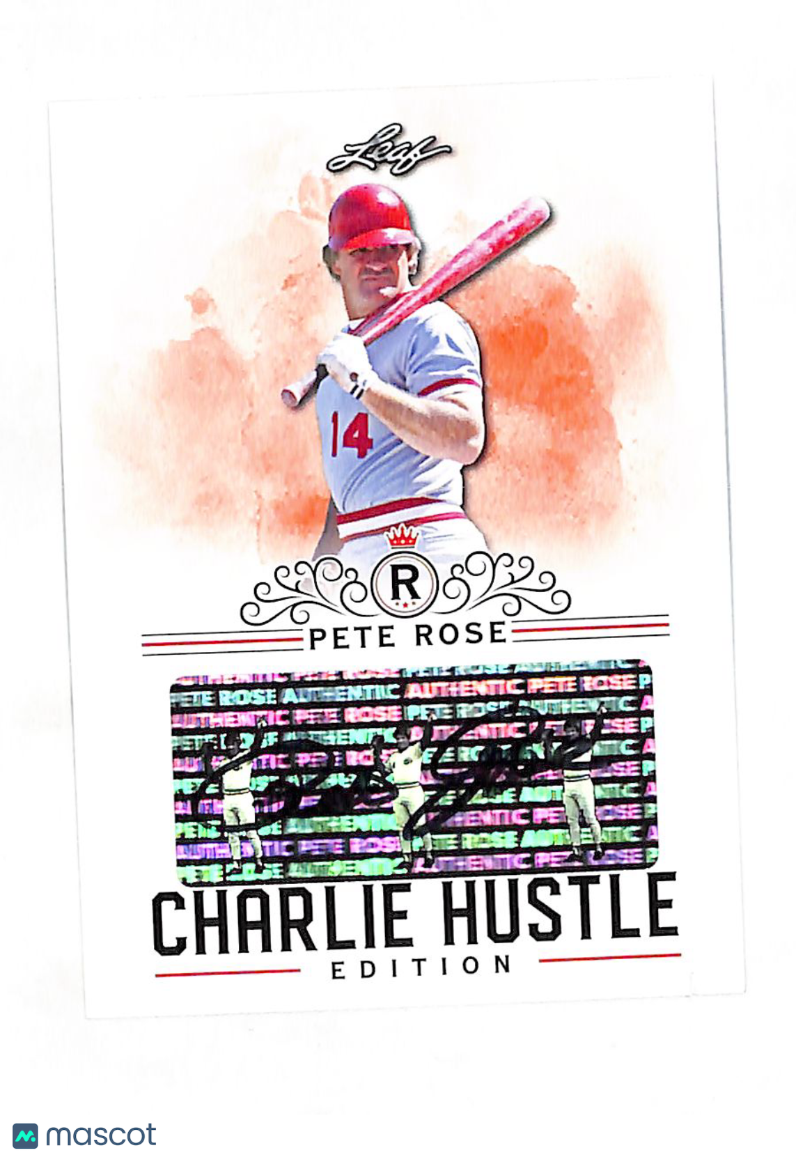2020 Leaf Pete Rose Charlie Hustle Edition Pete Rose Full Set #AU-03