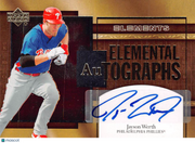 2007 Upper Deck Elements Jayson Werth Elemental Autographs #AU-WE Phillies