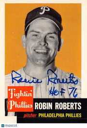 1994 Topps Archives 1953 Cards That Never Were Robin Roberts Auto #288 Phillies