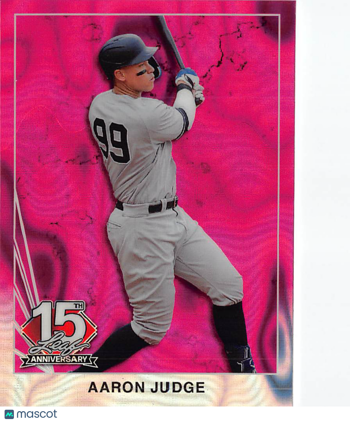 2025 Leaf 15th Anniversary Aaron Judge Pink Lava /8 #90B-1 New York Yankees