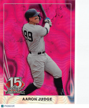 2025 Leaf 15th Anniversary Aaron Judge Pink Lava /8 #90B-1 New York Yankees
