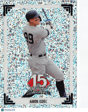 2025 Leaf 15th Anniversary Aaron Judge Silver Sparkle /15 #91B-1 Yankees
